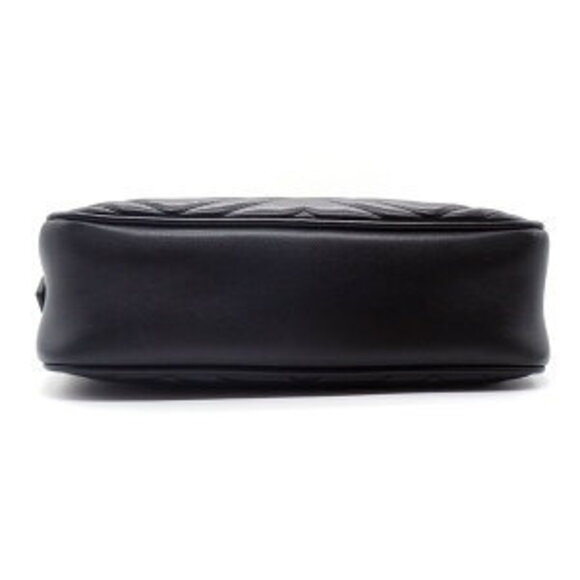 Gucci GG Marmont Shoulder Bag Black Quilted Leather - Picture 4 of 10
